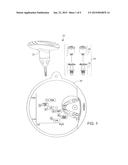 GOLF CLUB HEAD HAVING MOVABLE WEIGHTS diagram and image