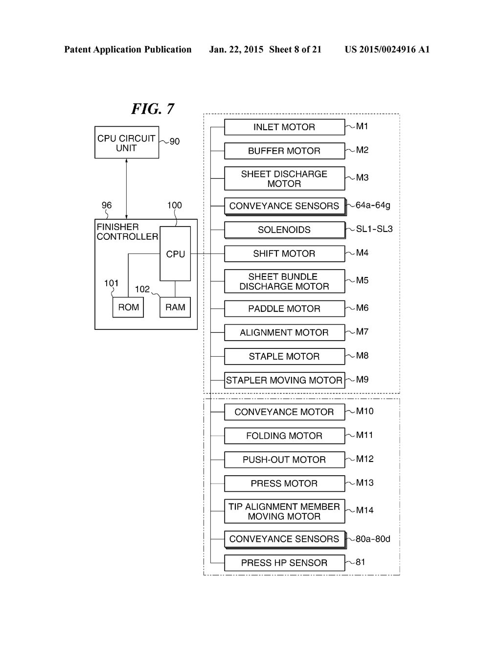 SHEET PROCESSING APPARATUS THAT PERFORMS POST-PROCESSING, AND IMAGE     FORMING SYSTEM HAVING THE SAME - diagram, schematic, and image 09