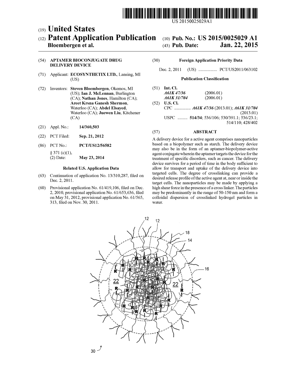 APTAMER BIOCONJUGATE DRUG DELIVERY DEVICE - diagram, schematic, and image 01