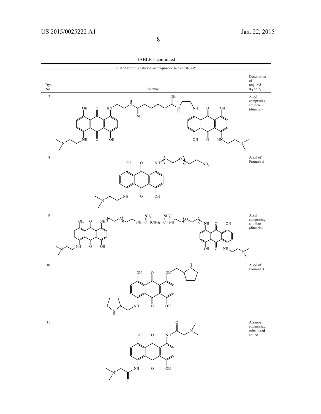 Substituted Anthraquinone Dyes for Cellular Stains and Enzyme Detection - diagram, schematic, and image 16