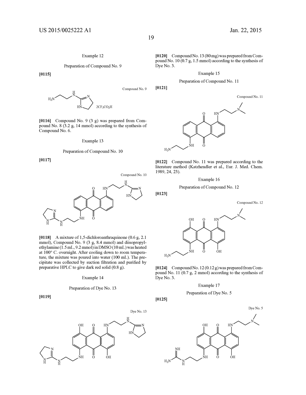 Substituted Anthraquinone Dyes for Cellular Stains and Enzyme Detection - diagram, schematic, and image 27