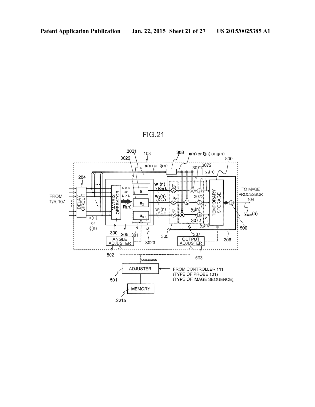 ULTRASONIC IMAGING DEVICE - diagram, schematic, and image 22