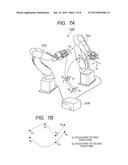 ROBOT CONTROLLING DEVICE, ROBOT APPARATUS, ROBOT CONTROL METHOD, PROGRAM     FOR EXECUTING ROBOT CONTROL METHOD, AND RECORDING MEDIUM ON WHICH PROGRAM     IS RECORDED diagram and image