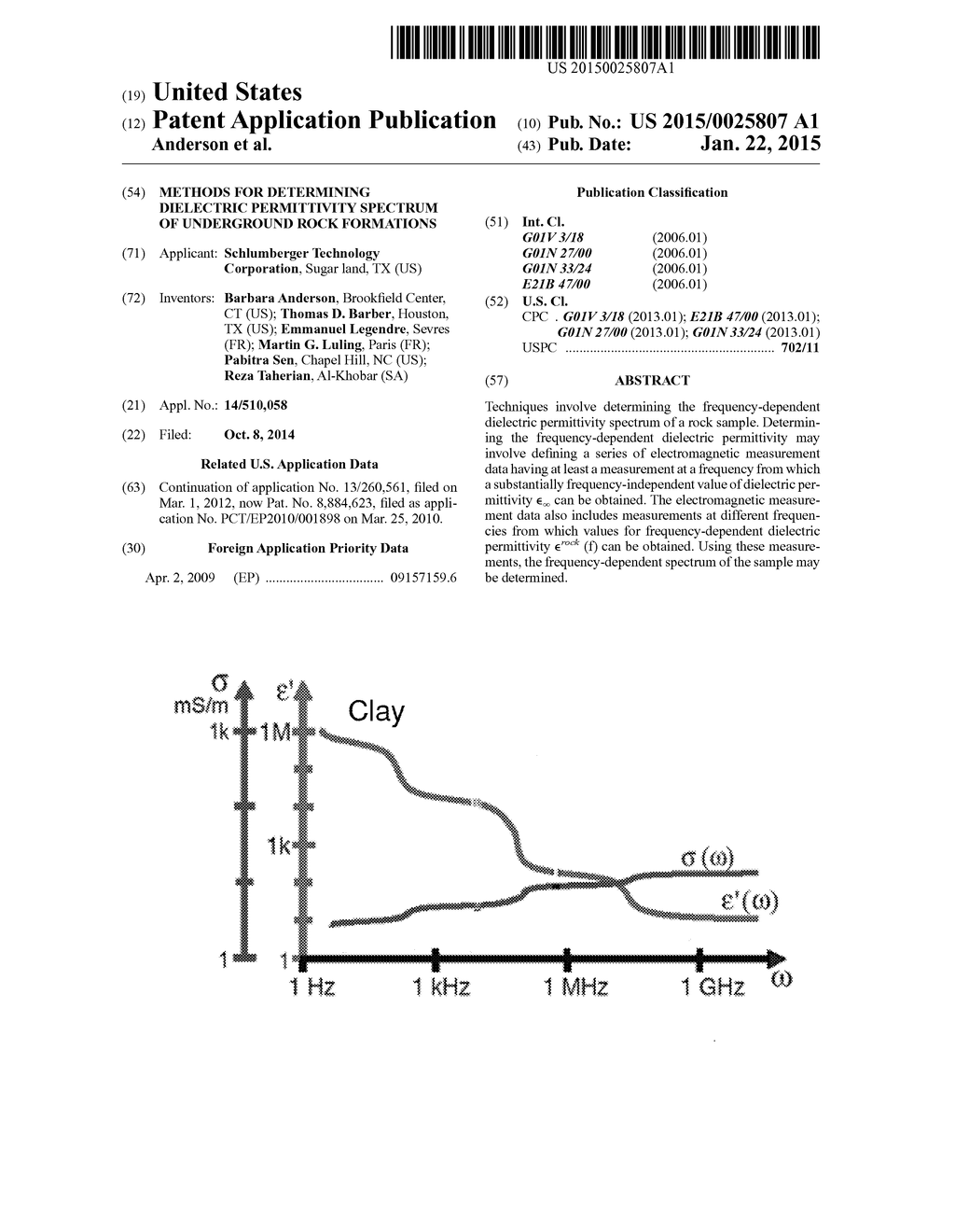 Methods for Determining Dielectric Permittivity Spectrum of Underground     Rock Formations - diagram, schematic, and image 01