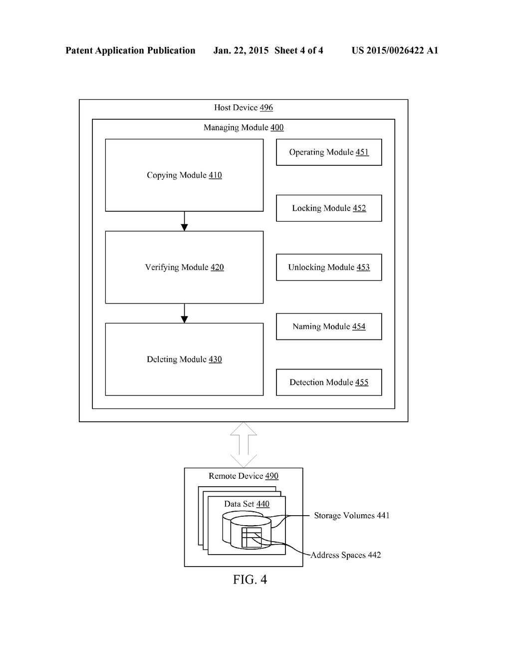 MANAGING DATA SETS OF A STORAGE SYSTEM - diagram, schematic, and image 05