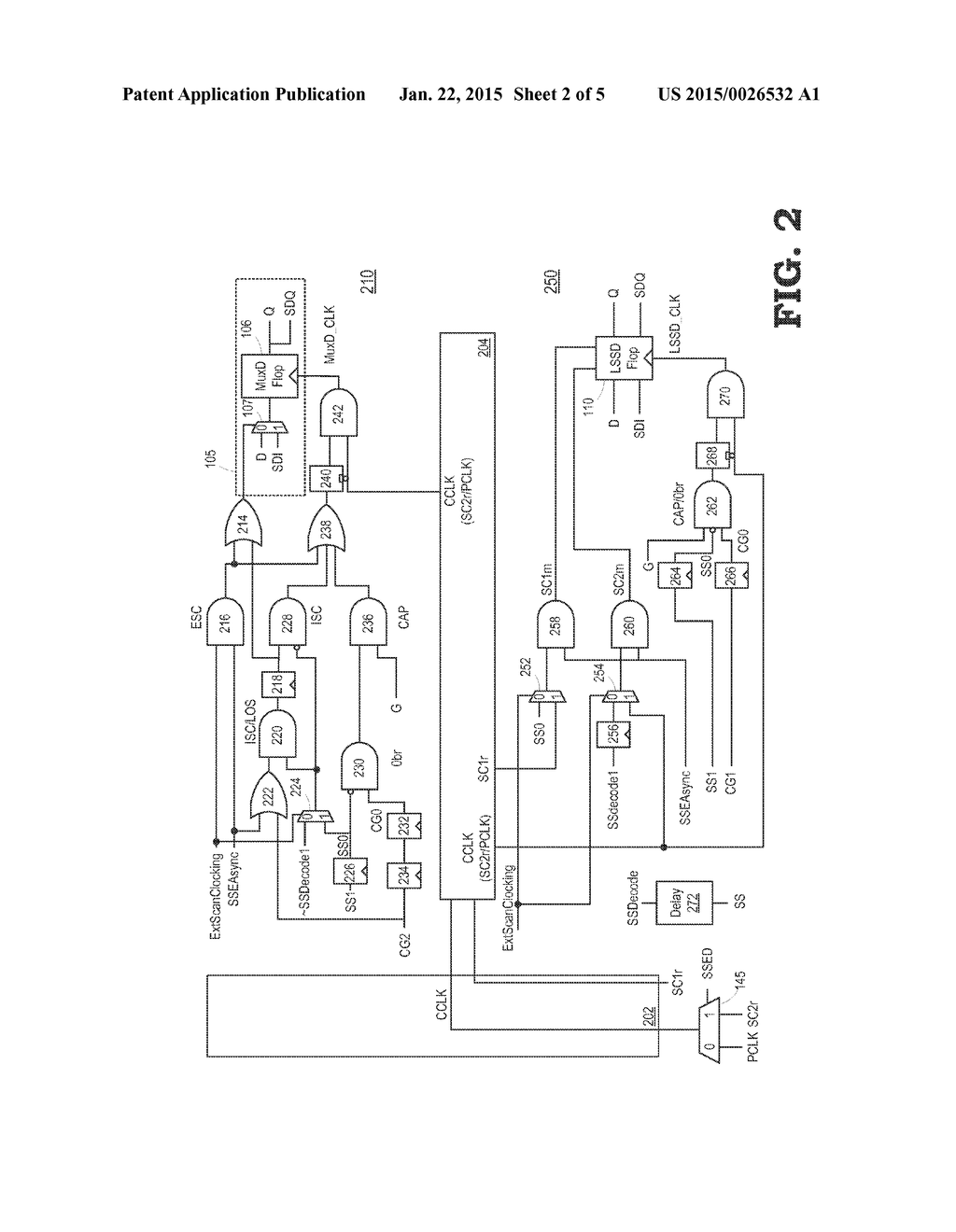 METHOD AND APPARATUS FOR PROVIDING CLOCK SIGNALS FOR A SCAN CHAIN - diagram, schematic, and image 03