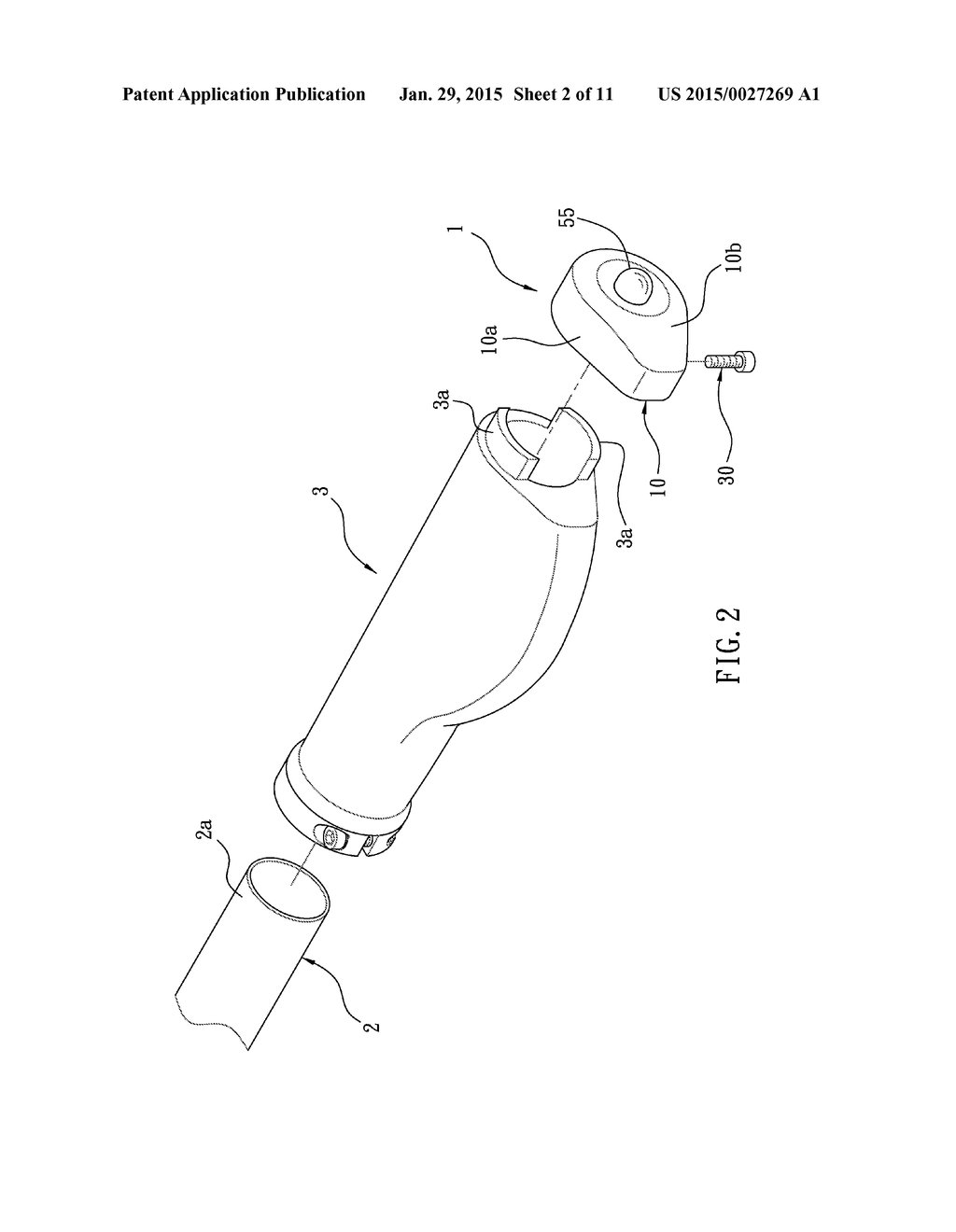 Bicycle Handle Assembly And Retaining Device Thereof - diagram, schematic, and image 03