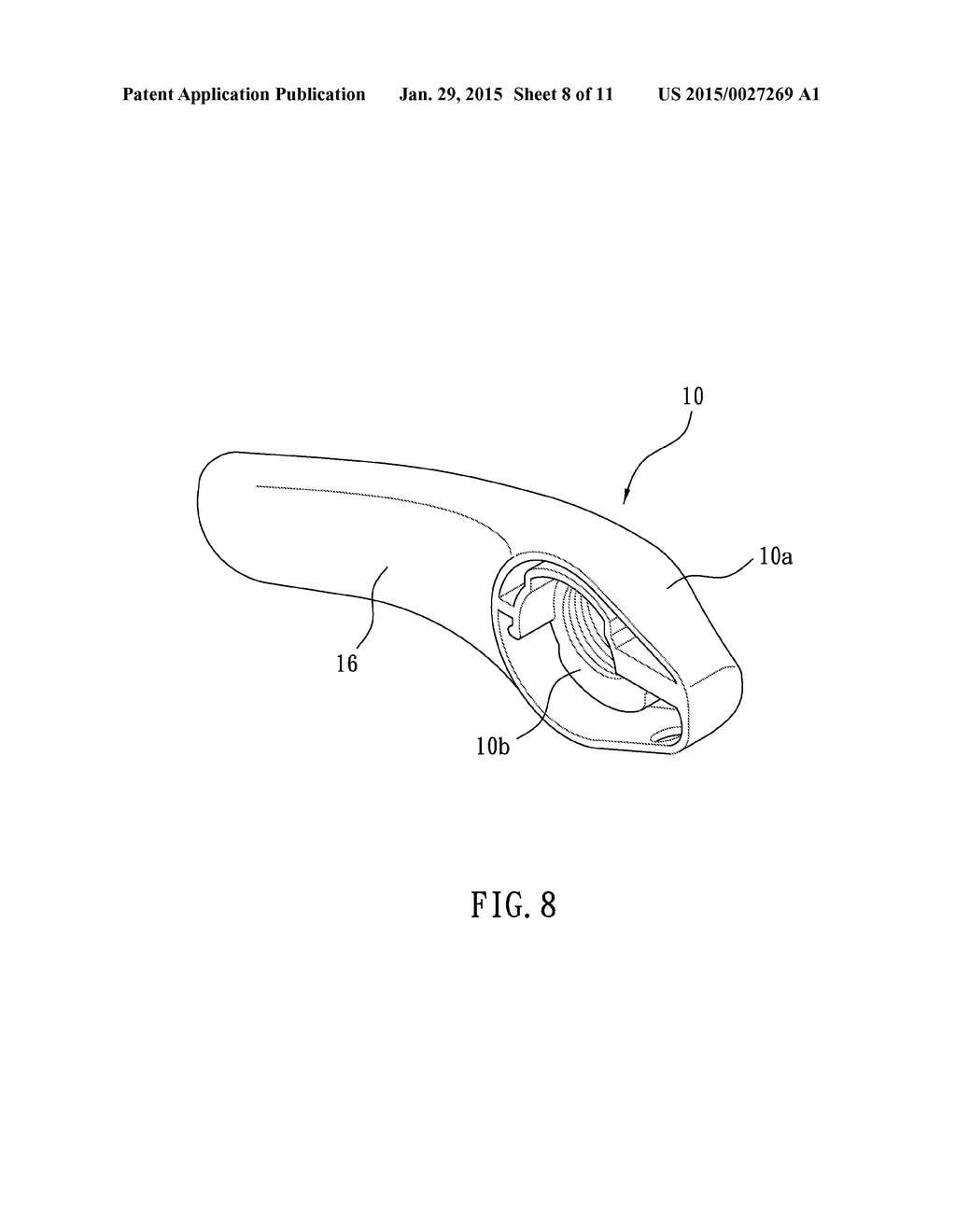 Bicycle Handle Assembly And Retaining Device Thereof - diagram, schematic, and image 09