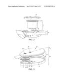 CONTAINER HOLDER WITH FILTRATION UNIT FOR USE IN A NUTRITIONAL PREPARATION     MACHINE diagram and image