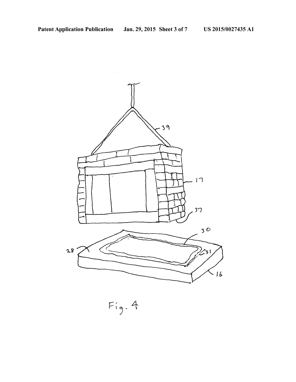 Method For Making An Outdoor Fireplace - diagram, schematic, and image 04