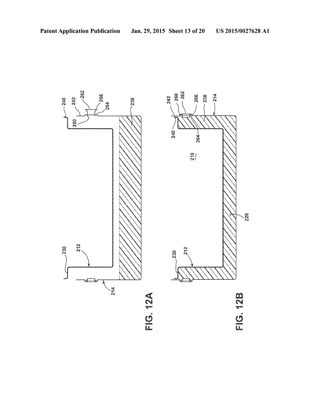 METHOD OF ENCAPSULATING A PROJECTION AND MAKING AN EVACUATED CABINET - diagram, schematic, and image 14