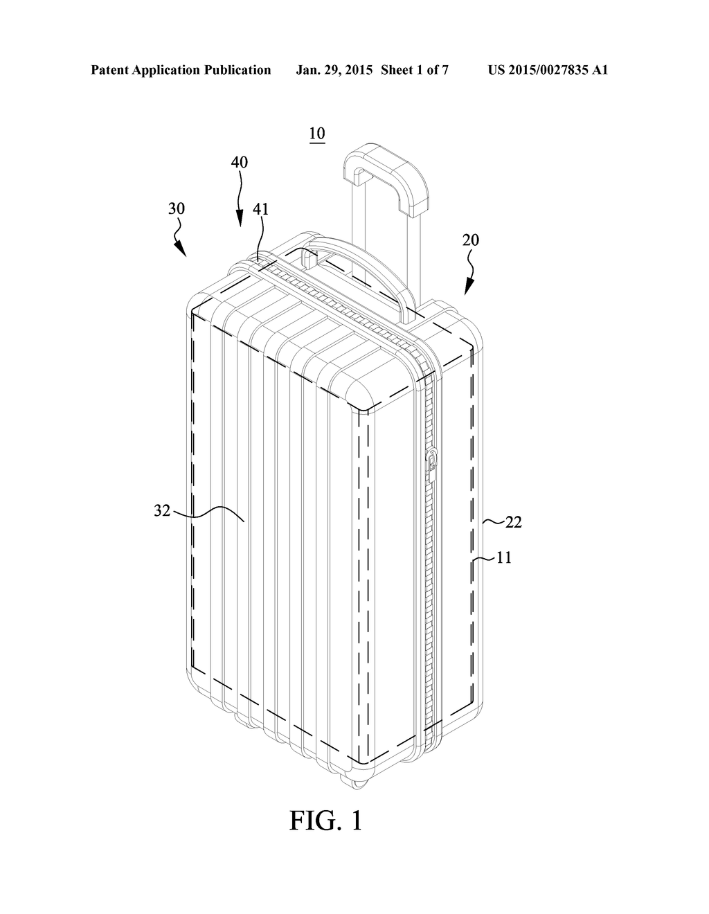 HARD LUGGAGE CASE WITH CHANGEABLE CASE PORTION - diagram, schematic, and image 02