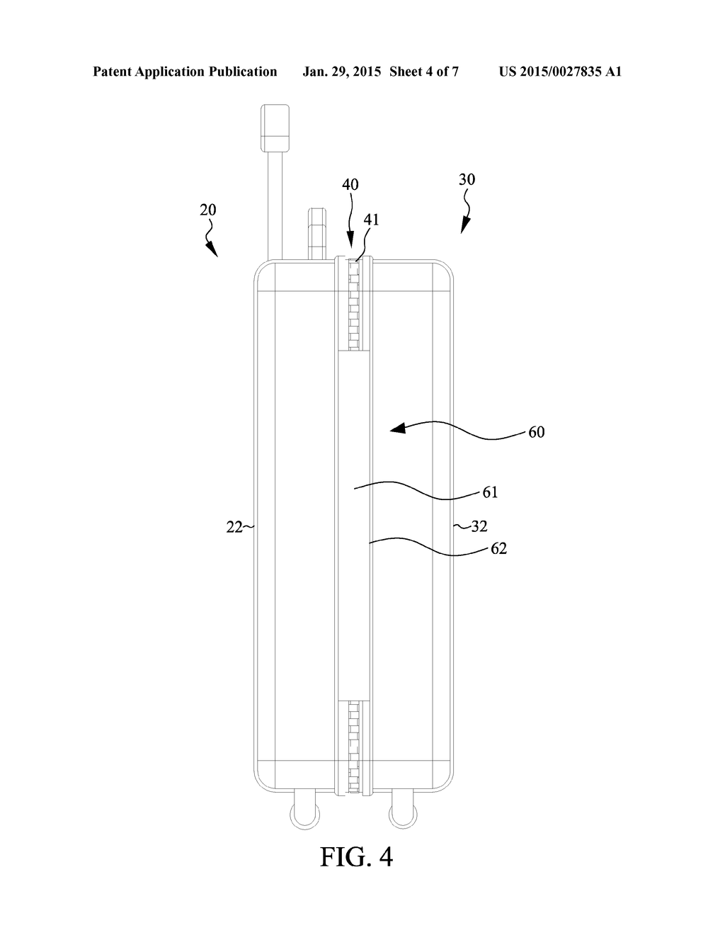 HARD LUGGAGE CASE WITH CHANGEABLE CASE PORTION - diagram, schematic, and image 05