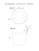 MEDICINE CUP WITH INFECTION CONTROL TAB diagram and image