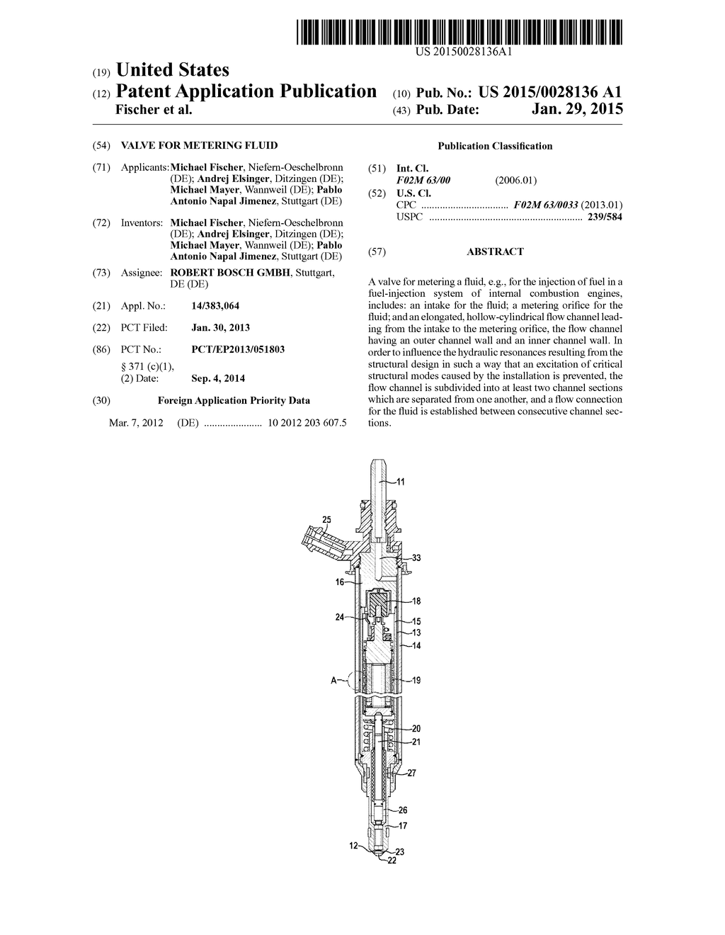 VALVE FOR METERING FLUID - diagram, schematic, and image 01