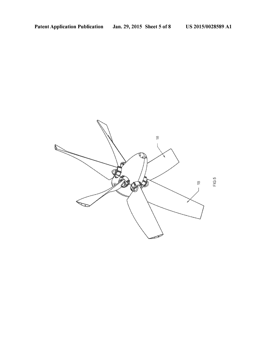 UNDERWATER POWER GENERATOR WITH DUAL BLADE SETS - diagram, schematic, and image 06