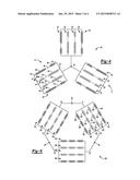 STATOR ASSEMBLY WITH WINDING SETS HAVING HAIRPINS FROM MULTIPLE HAIRPIN     LAYERS diagram and image