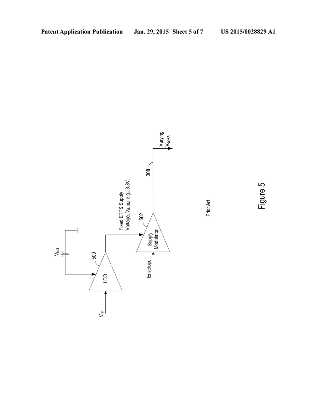 Envelope Tracking Power Supply with Direct Connection to Power Source - diagram, schematic, and image 06