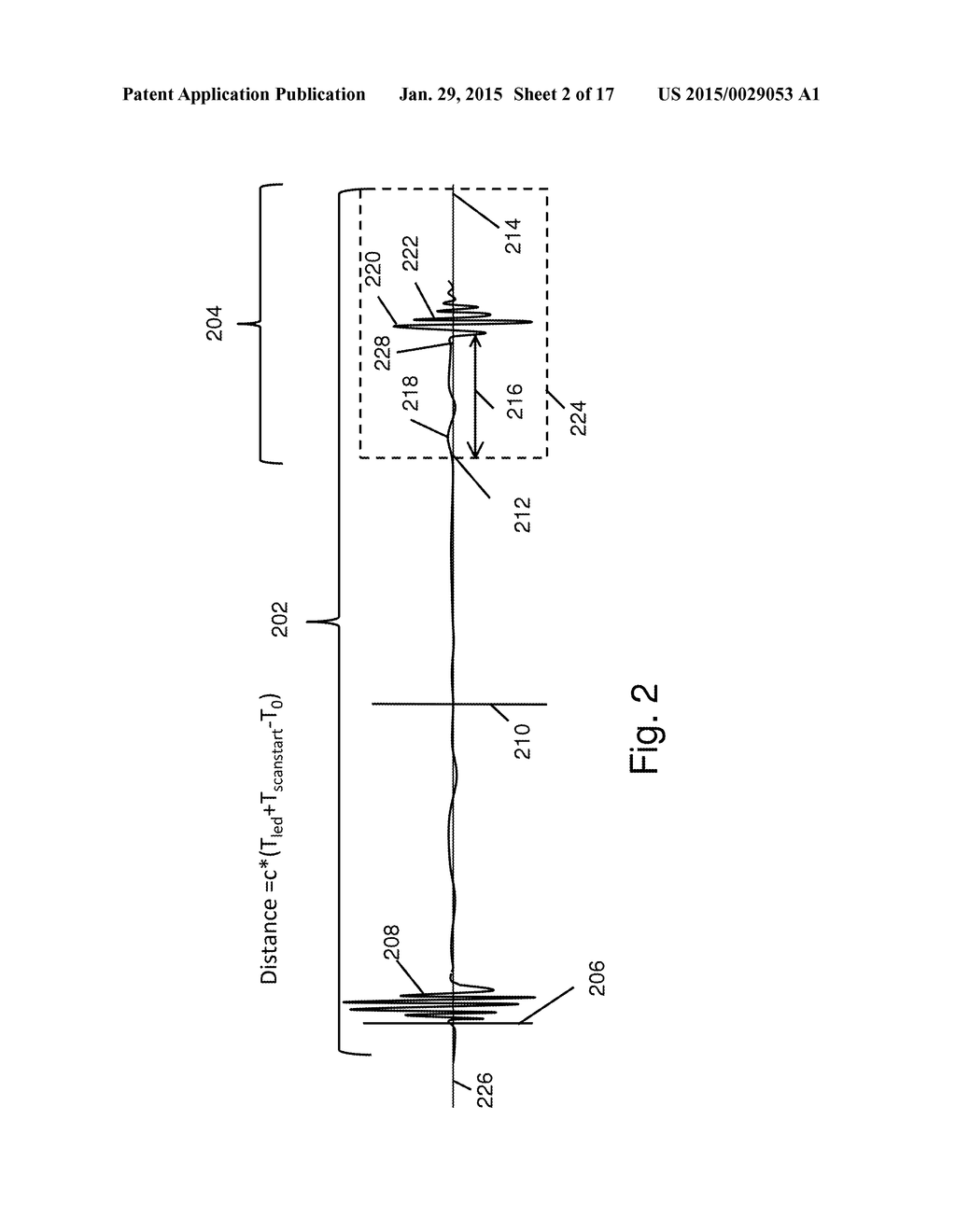 One Way Time of Flight Distance Measurement - diagram, schematic, and image 03