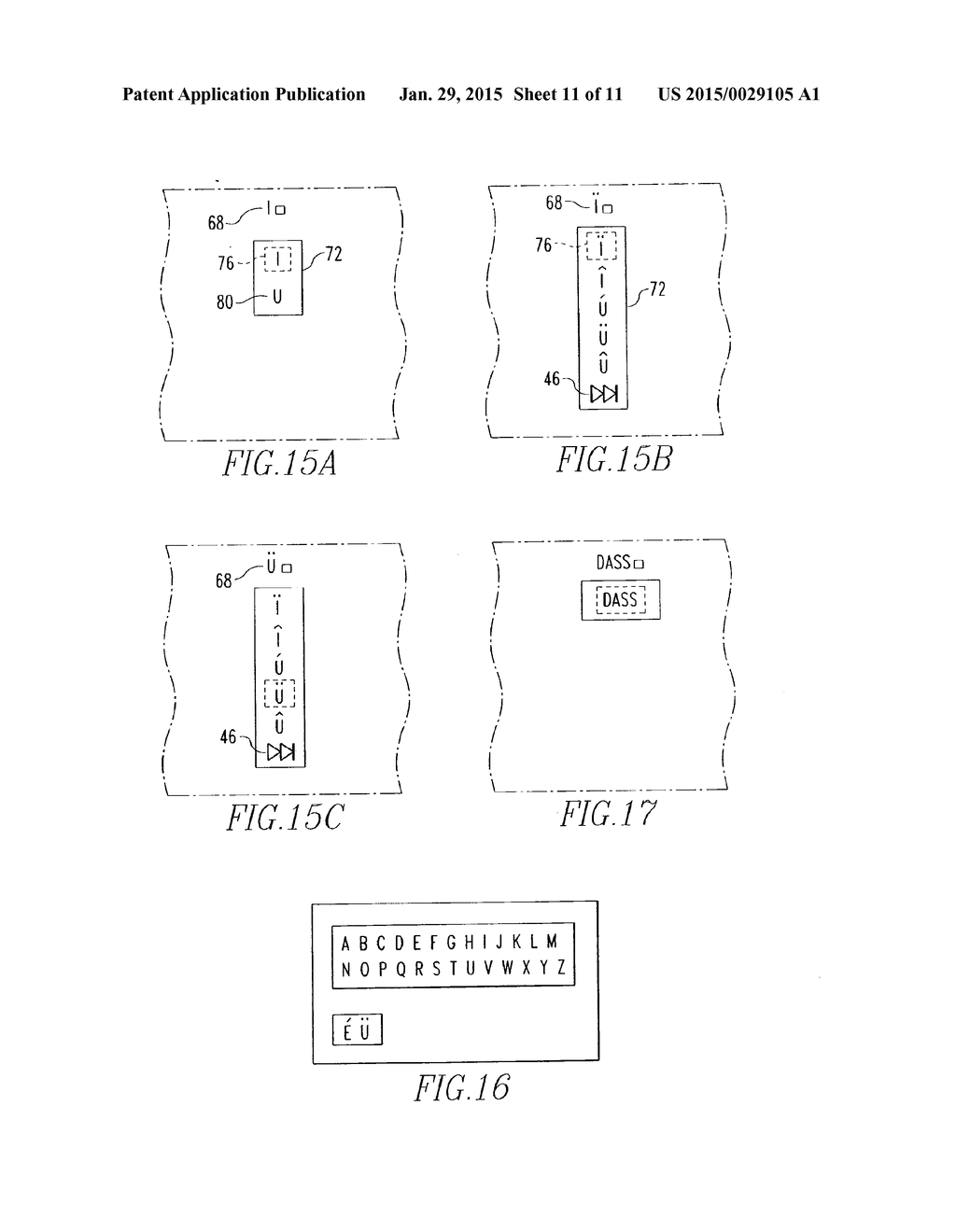 HANDHELD ELECTRONIC DEVICE AND METHOD FOR DISAMBIGUATION OF TEXT INPUT AND     PROVIDING SPELLING SUBSTITUTION - diagram, schematic, and image 12