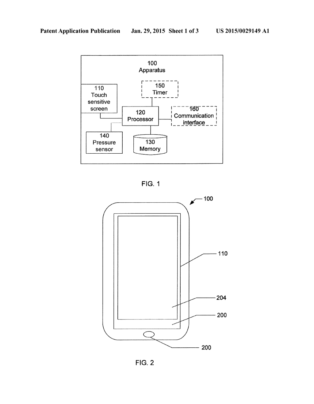 Apparatus and Method for Navigating on a Touch Sensitive Screen Thereof - diagram, schematic, and image 02