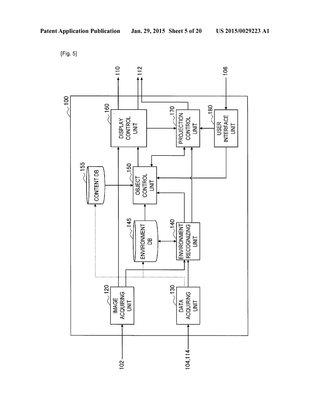 IMAGE PROCESSING APPARATUS, PROJECTION CONTROL METHOD, AND PROGRAM - diagram, schematic, and image 06