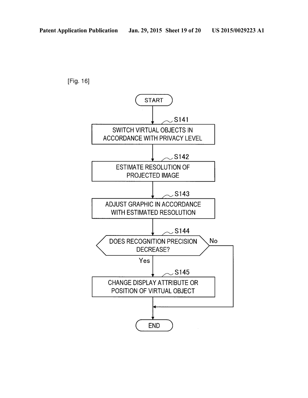 IMAGE PROCESSING APPARATUS, PROJECTION CONTROL METHOD, AND PROGRAM - diagram, schematic, and image 20