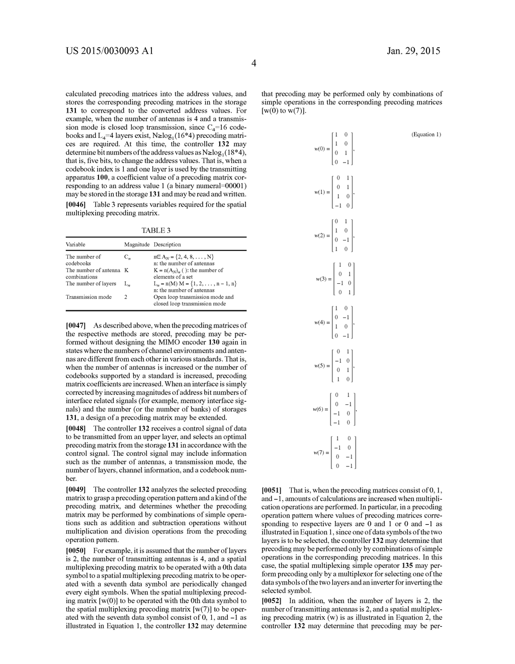 ENCODING APPARATUS AND ENCODING METHOD OF MULTIPLE INPUT MULTIPLE OUTPUT     COMMUNICATION SYSTEM - diagram, schematic, and image 08