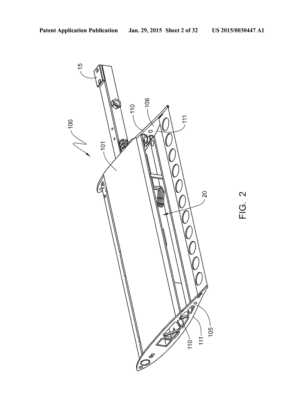 CENTRIFUGALLY DRIVEN AERODYNAMIC ROTOR BLADE BRAKE ASSEMBLY - diagram, schematic, and image 03