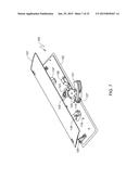 CENTRIFUGALLY DRIVEN AERODYNAMIC ROTOR BLADE BRAKE ASSEMBLY diagram and image