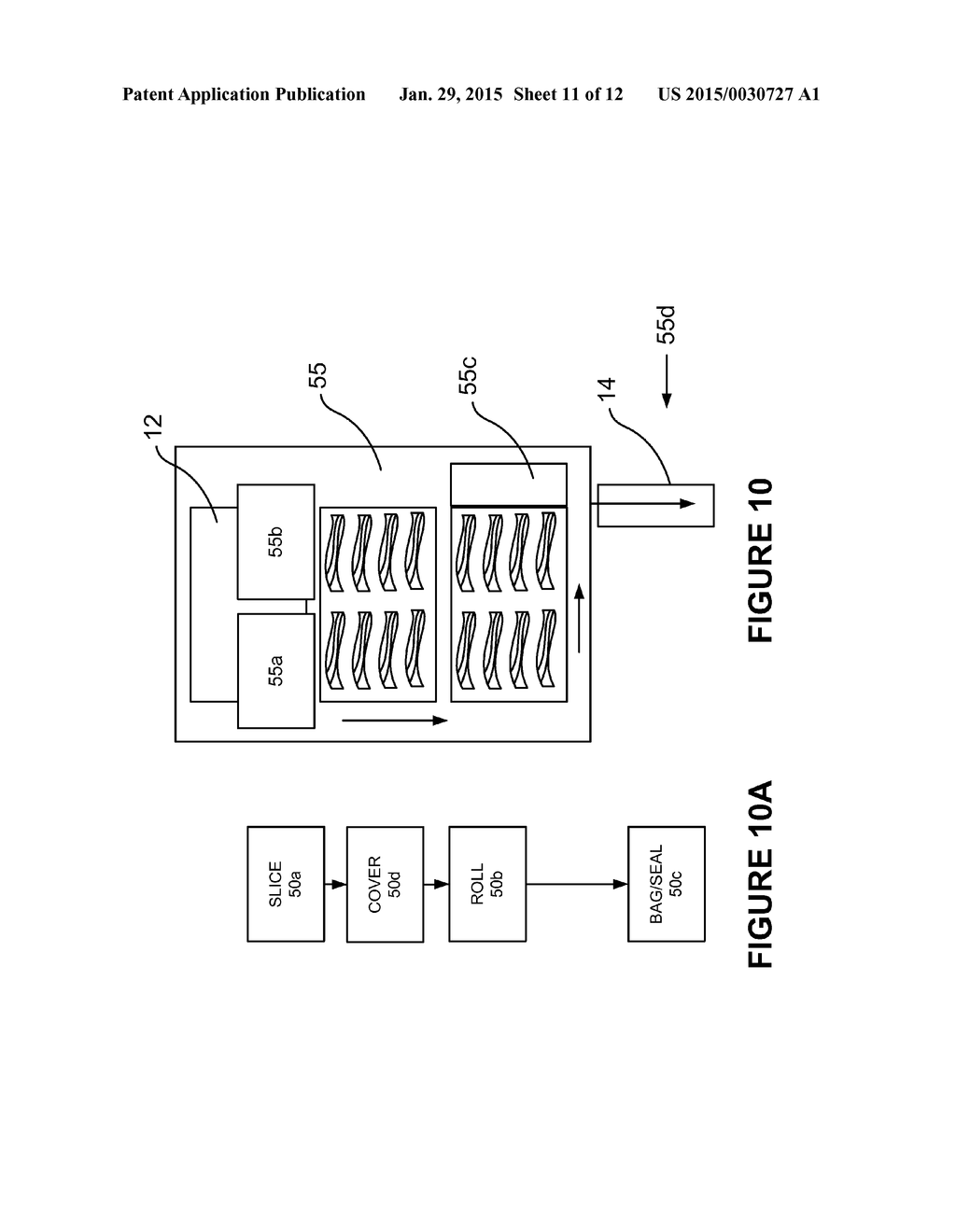 FOOD PACKAGE, FOOD PACKAGING SYSTEM AND METHODS OF ASSEMBLY - diagram, schematic, and image 12