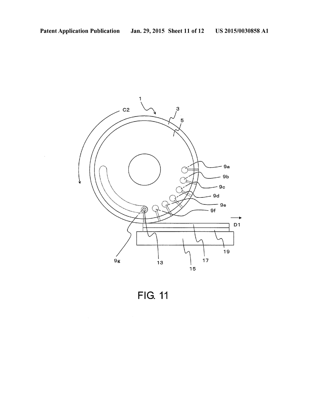 METHOD OF PASTING FILM AND DISPLAY DEVICE - diagram, schematic, and image 12