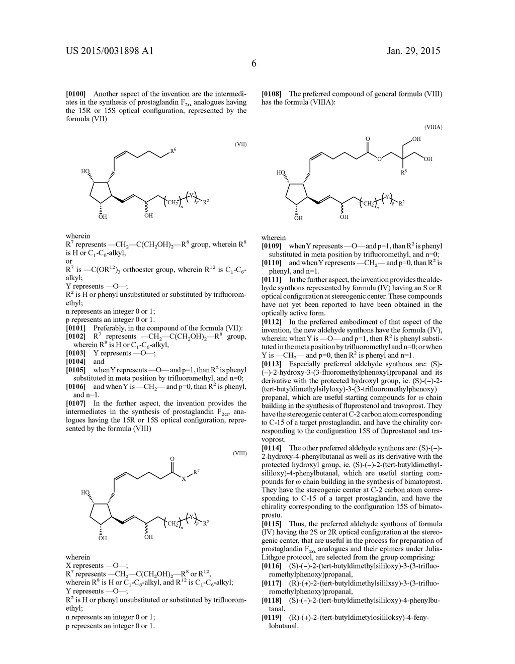 PROCESS FOR PREPARATION OF PROSTAGLANDIN F2 ALPHA ANALOGUES - diagram, schematic, and image 12