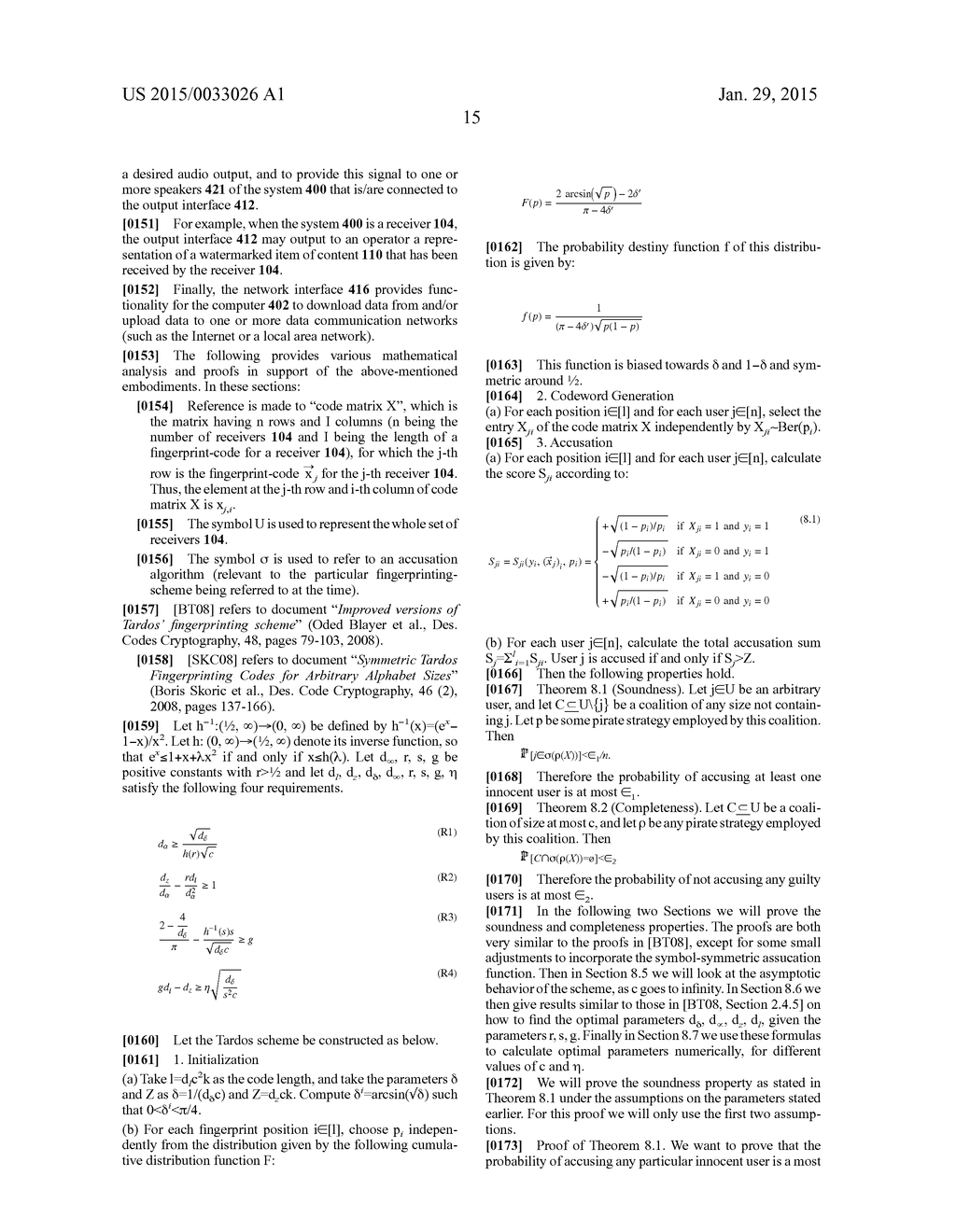 DYNAMIC TARDOS TRAITOR TRACING SCHEMES - diagram, schematic, and image 20