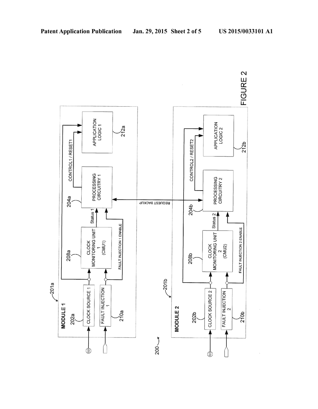 APPARATUS AND METHOD FOR DETECTING A FAULT WITH A CLOCK SOURCE - diagram, schematic, and image 03