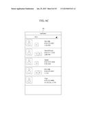 USER TERMINAL AND METHOD FOR DISPLAYING INTEGRATED COMMUNICATION HISTORY     OF THE USER TERMINAL diagram and image