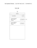 USER TERMINAL AND METHOD FOR DISPLAYING INTEGRATED COMMUNICATION HISTORY     OF THE USER TERMINAL diagram and image