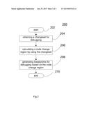 METHOD AND SYSTEM FOR DEBUGGING A CHANGE-SET diagram and image