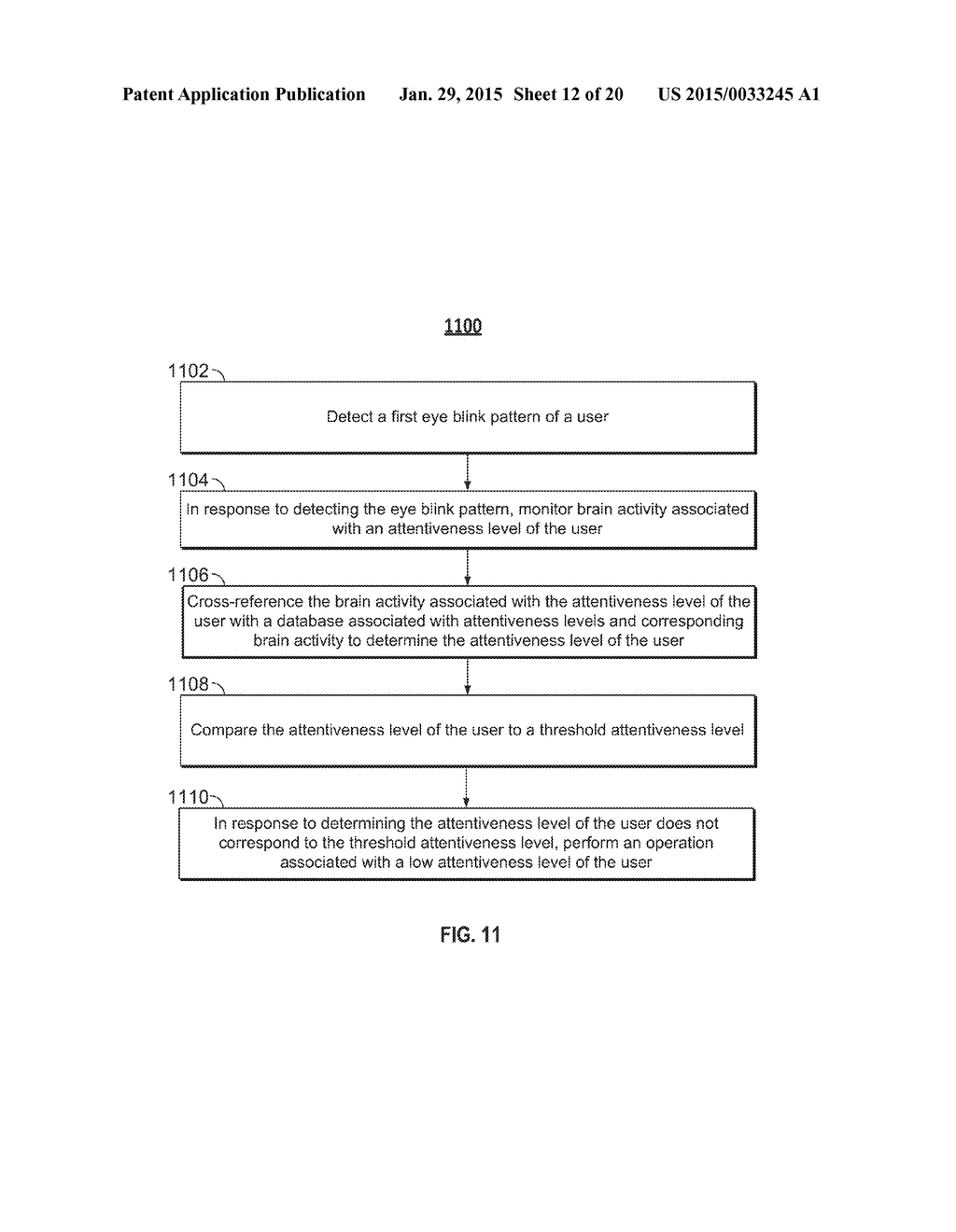 METHODS AND SYSTEMS FOR MONITORING ATTENTIVENESS OF A USER BASED ON BRAIN     ACTIVITY - diagram, schematic, and image 13