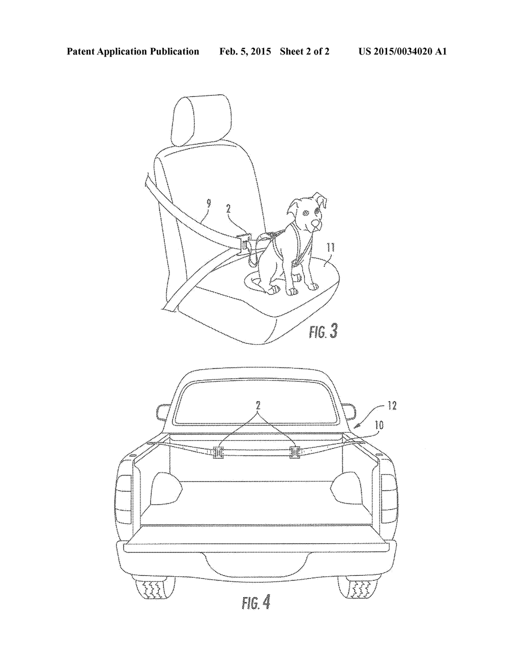 Animal Restraint System for a Moving Vehicle - diagram, schematic, and image 03