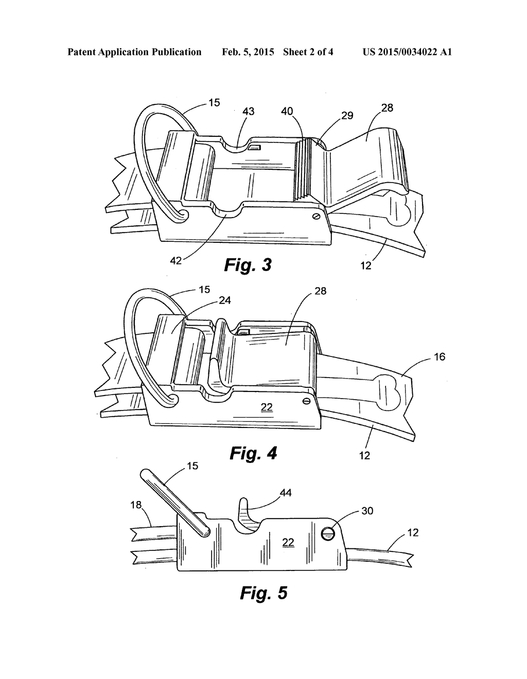 Safety collar with clamping closure mechanism - diagram, schematic, and image 03