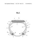 METHOD FOR RETREADING A TYRE OF WHICH THE CROWN AREA IS PROVIDED WITH A     SUB-LAYER COMPRISING A THERMOPLASTIC ELASTOMER diagram and image