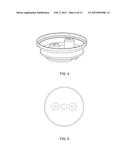 Curved shower rod assembly having flexible mounting base diagram and image