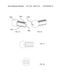 Curved shower rod assembly having flexible mounting base diagram and image