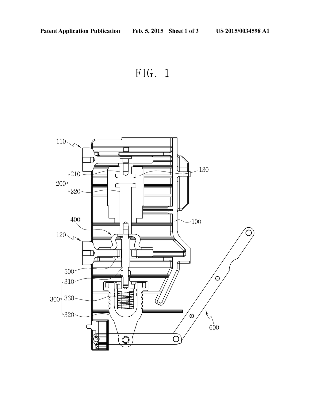 STRUCTURE FOR PREVENTING ECCENTRICITY OF MOVABLE CONTACT IN VACCUM CIRCUIT     BREAKER - diagram, schematic, and image 02