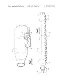 ASSEMBLY FOR WASHER SHOWER PIPE AND METHOD TO ADJUST OPEN AREA OF ORIFICES     IN THE PIPE diagram and image
