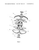 DUAL SELF-WINDING RETRACTABLE DEVICE FOR A WIRE OF A HEADPHONE diagram and image