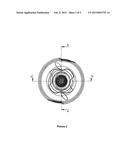 DUAL SELF-WINDING RETRACTABLE DEVICE FOR A WIRE OF A HEADPHONE diagram and image