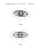 DUAL SELF-WINDING RETRACTABLE DEVICE FOR A WIRE OF A HEADPHONE diagram and image