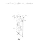 MAGNETICALLY SUPPORTED CLIPBOARD HAVING DRY-ERASABLE WRITING SURFACE diagram and image